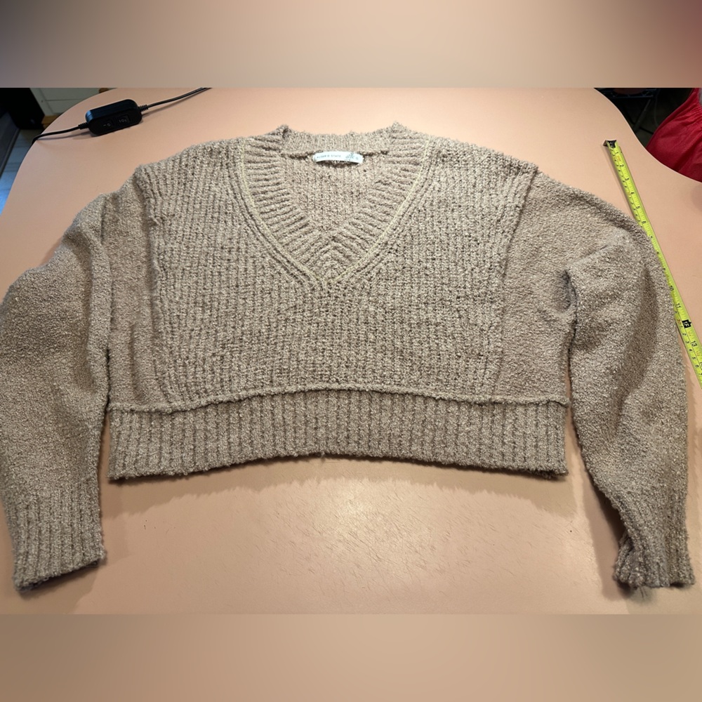 EUC Altard State Crop V Neck sweater